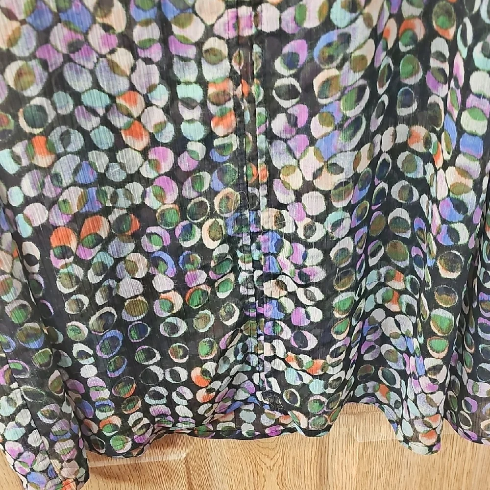 Liz Claiborne Colorful Patterned Blouse - Picture 6 of 9